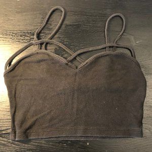 Brandy Melville Cropped Strappy Tank